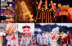 西安跨年双会场“古今对望”：灯会漫游盛唐，商圈拥抱星光
